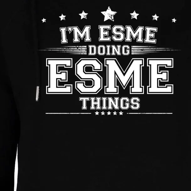 Im Esme Doing Esme Things Womens Funnel Neck Pullover Hood