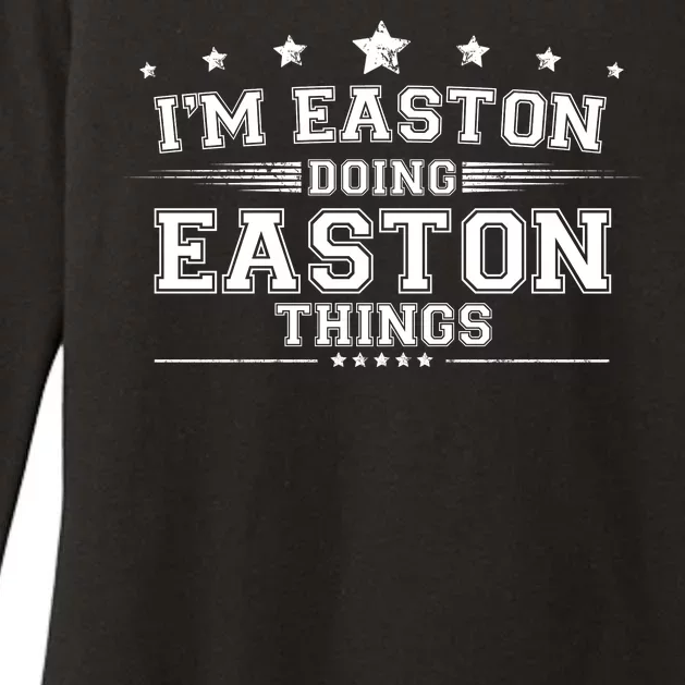 Im Easton Doing Easton Things Womens CVC Long Sleeve Shirt