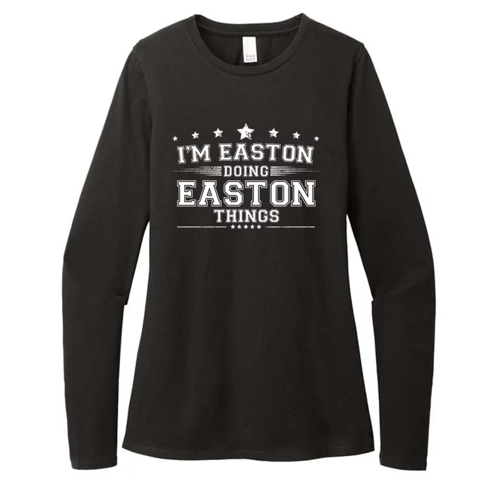 Im Easton Doing Easton Things Womens CVC Long Sleeve Shirt