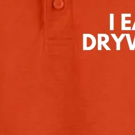 I Eat Drywall Dry Zone Grid Performance Polo