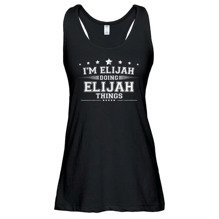 Im Elijah Doing Elijah Things Ladies Essential Flowy Tank