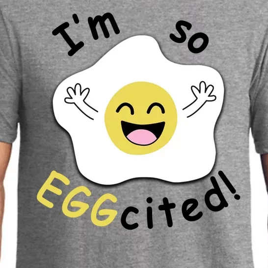 Im Eggcited Funny Humor Pajama Set