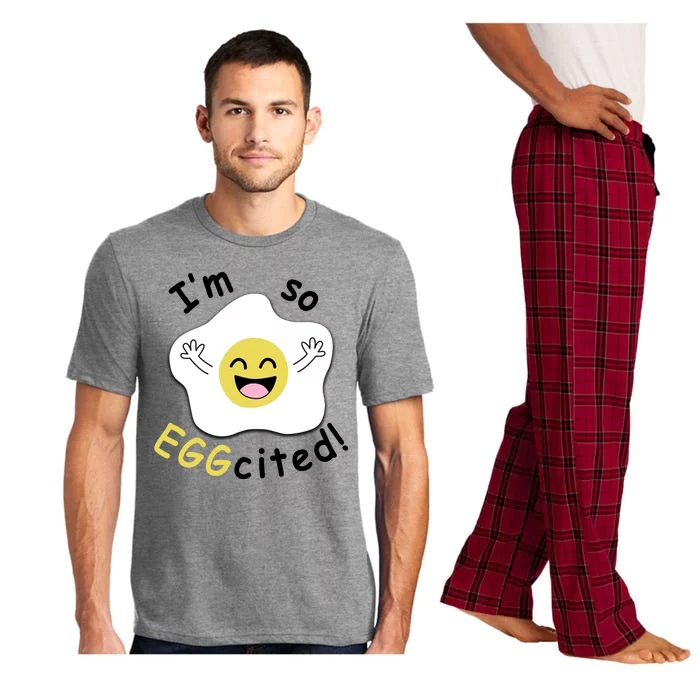 Im Eggcited Funny Humor Pajama Set