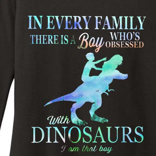 In Every Family There Is A Who's Obsessed Gift Womens CVC Long Sleeve Shirt