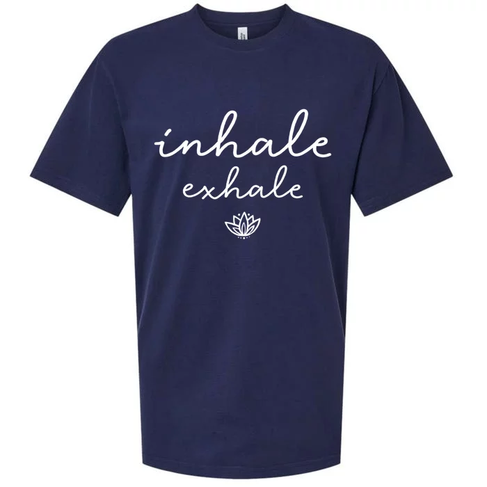 Inhale Exhale Gift Sueded Cloud Jersey T-Shirt