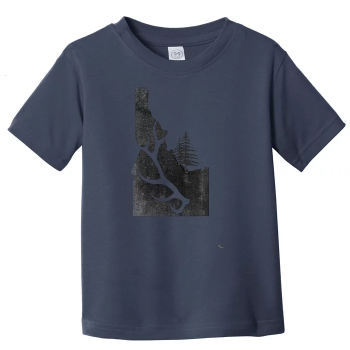 Idaho Elk Hunter With Antler Shed Toddler T-Shirt