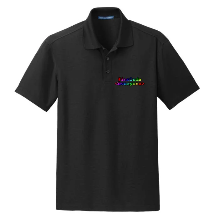 Include Everyone Dry Zone Grid Performance Polo