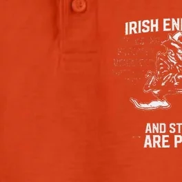 Irish Endurance Irish American Pride Saint Patrick's Day Dry Zone Grid Performance Polo