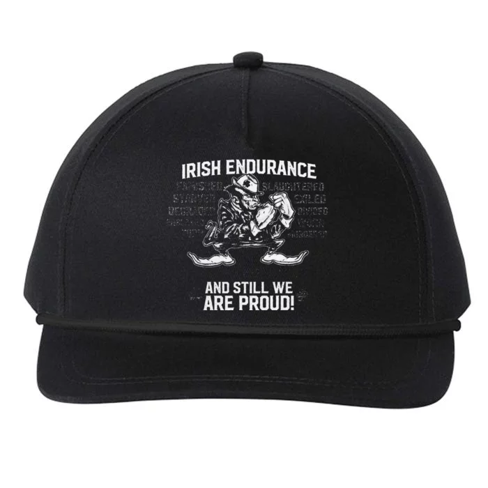 Irish Endurance Irish American Pride Saint Patrick's Day Snapback Five-Panel Rope Hat