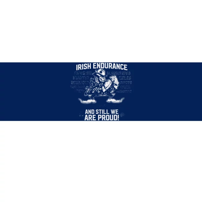 Irish Endurance Irish American Pride Saint Patrick's Day Bumper Sticker