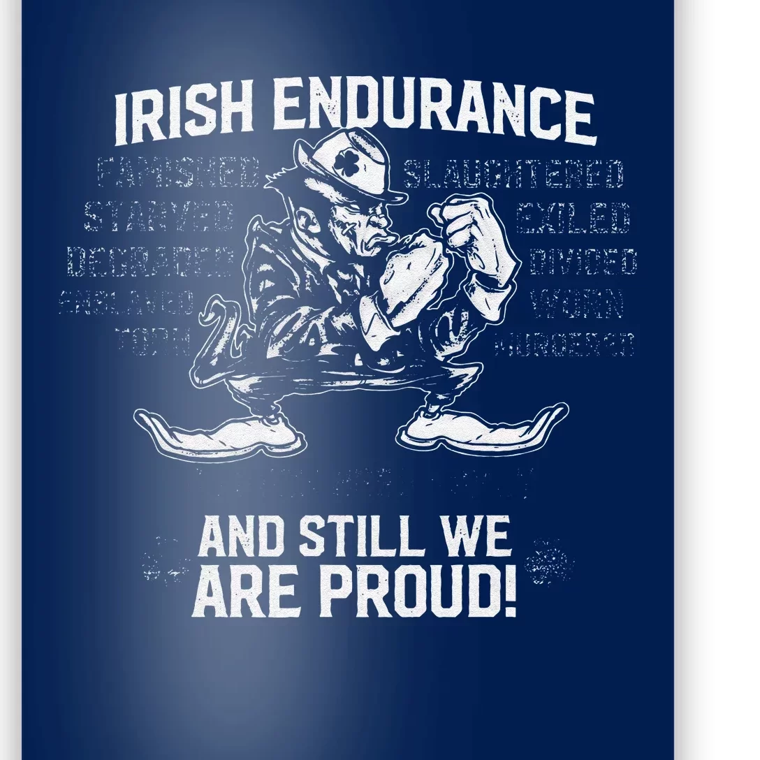 Irish Endurance Irish American Pride Saint Patrick's Day Poster