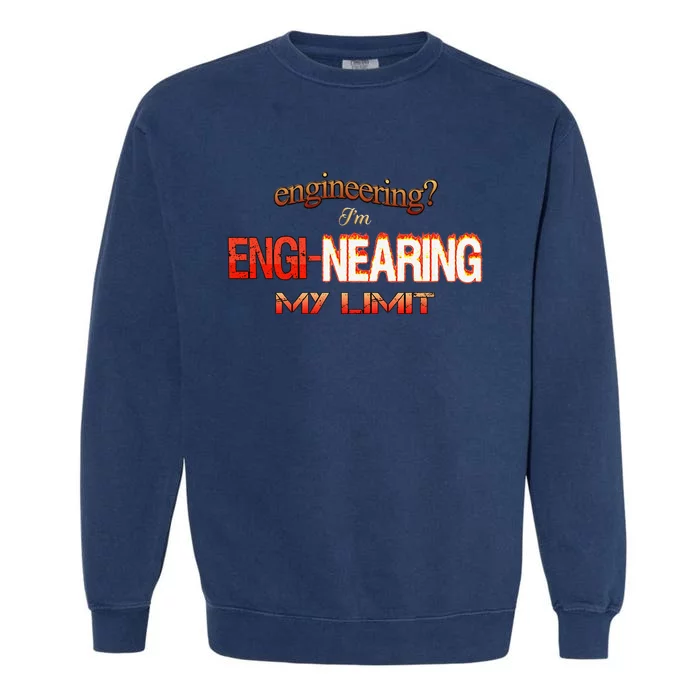 Im Enginearing My Limit Engineering Garment-Dyed Sweatshirt