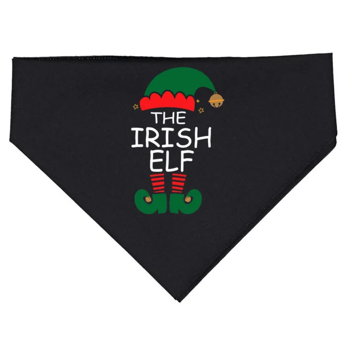 Irish Elf Matching Group Funny Family Christmas Squad Xmas Great Gift USA-Made Doggie Bandana