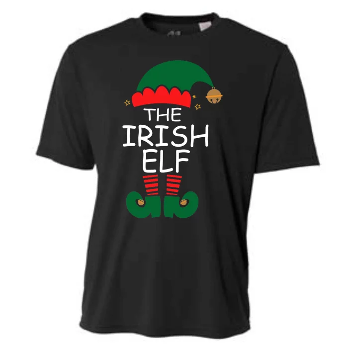 Irish Elf Matching Group Funny Family Christmas Squad Xmas Great Gift Cooling Performance Crew T-Shirt