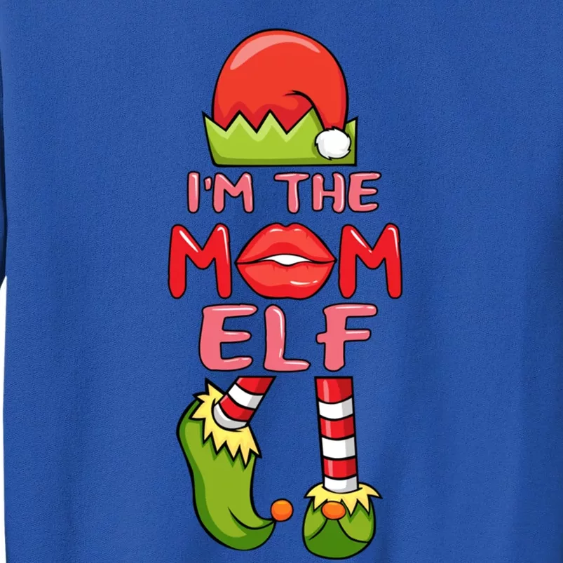 Im Elf Mommy Christmas Mom Elf Costume Mother Santa Elves Cute Gift Sweatshirt