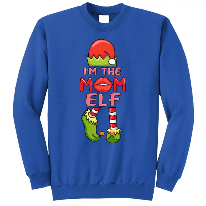 Im Elf Mommy Christmas Mom Elf Costume Mother Santa Elves Cute Gift Sweatshirt