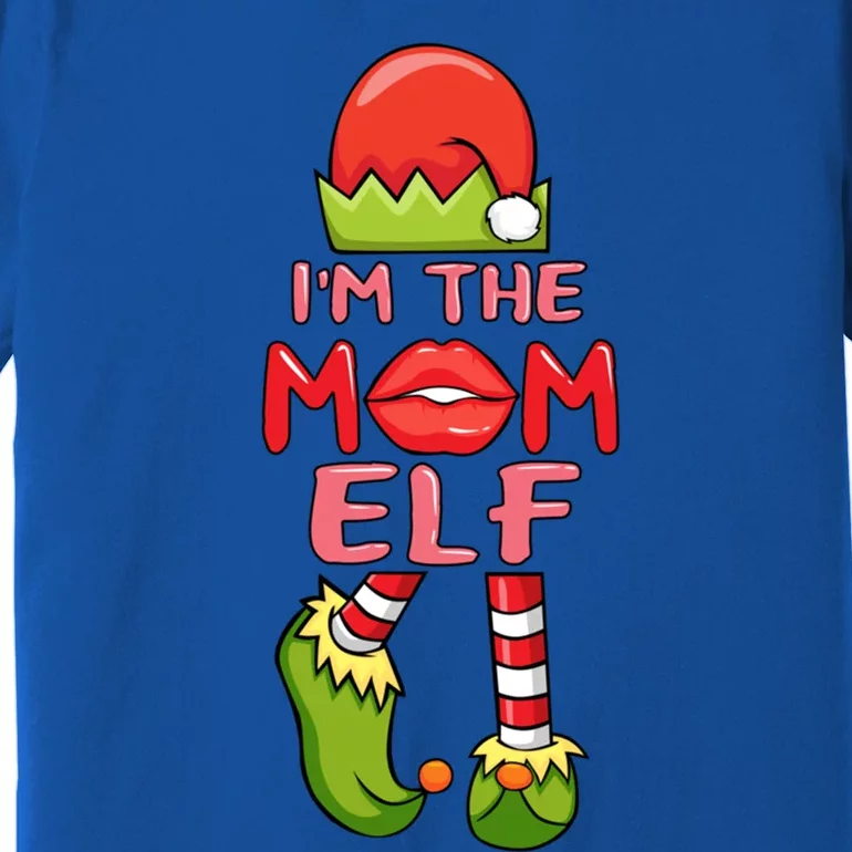 Im Elf Mommy Christmas Mom Elf Costume Mother Santa Elves Cute Gift Premium T-Shirt