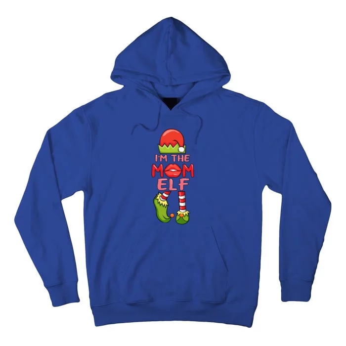 Im Elf Mommy Christmas Mom Elf Costume Mother Santa Elves Cute Gift Tall Hoodie