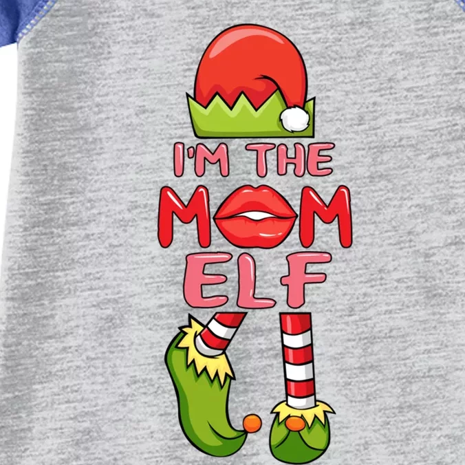 Im Elf Mommy Christmas Mom Elf Costume Mother Santa Elves Cute Gift Infant Baby Jersey Bodysuit