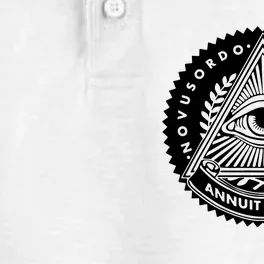 Illuminati Eyes Of Providence Dry Zone Grid Performance Polo