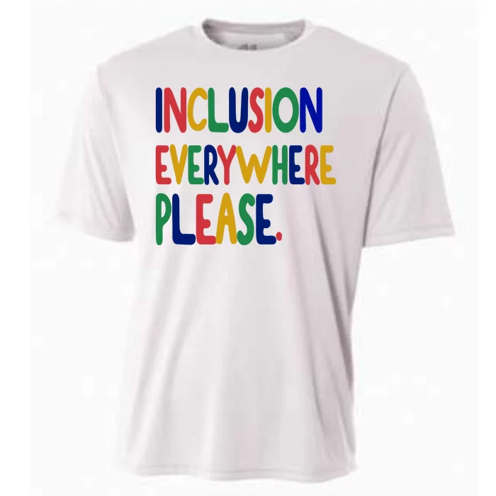 Inclusion Everywhere Please Cooling Performance Crew T-Shirt