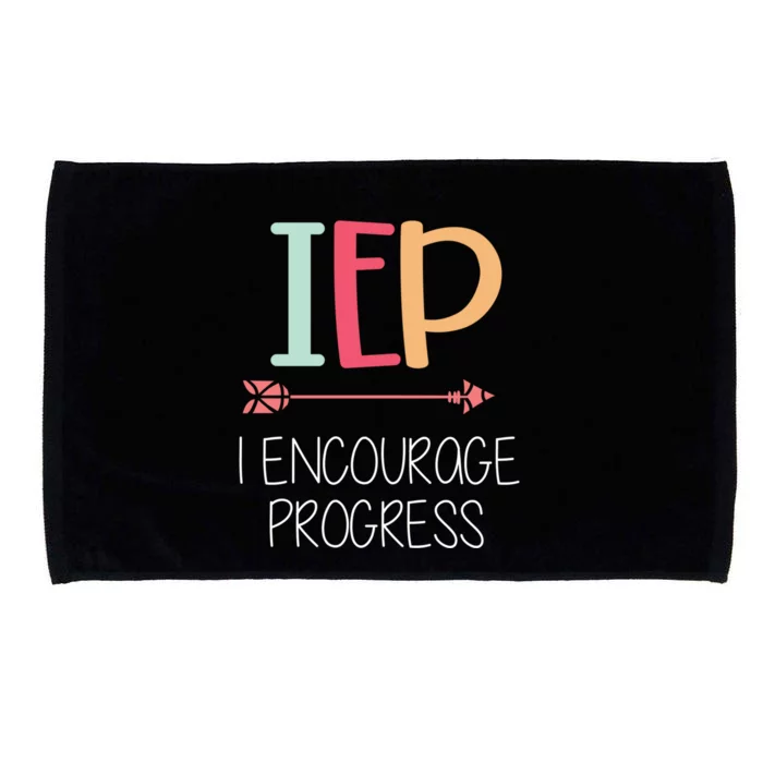 I Encourage Progress Special Education Teacher Gift Great Gift Microfiber Hand Towel