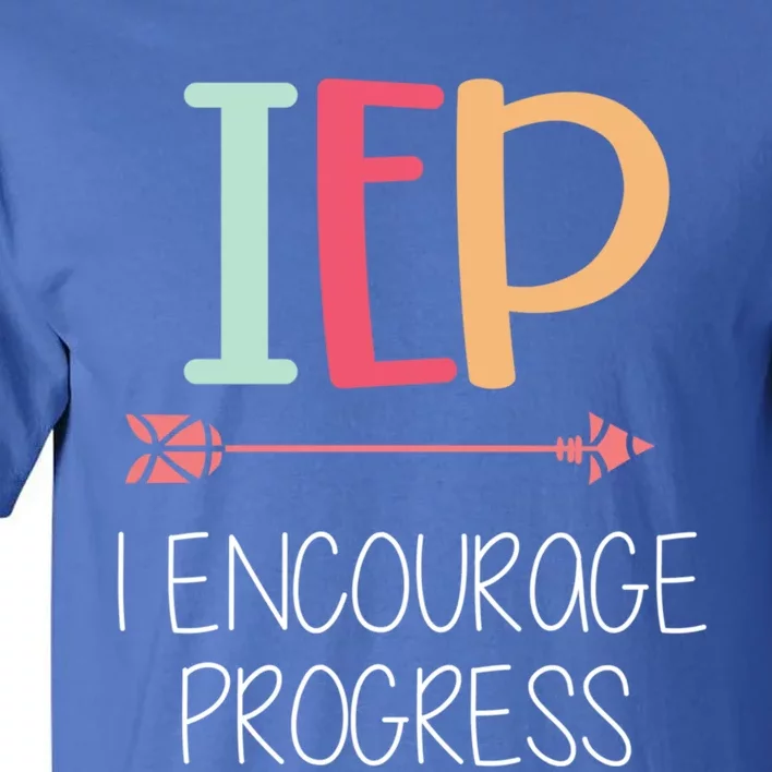 I Encourage Progress Special Education Teacher Gift Great Gift Tall T-Shirt