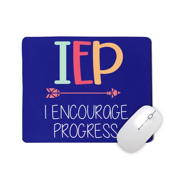 I Encourage Progress Special Education Teacher Gift Great Gift Mousepad