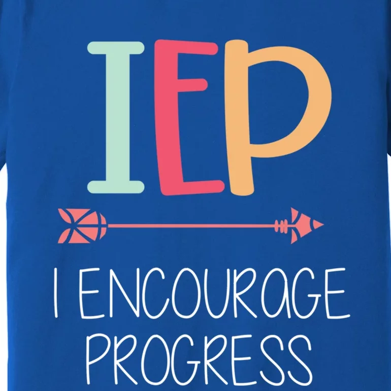 I Encourage Progress Special Education Teacher Gift Great Gift Premium T-Shirt