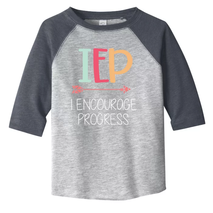 I Encourage Progress Special Education Teacher Gift Great Gift Toddler Fine Jersey T-Shirt