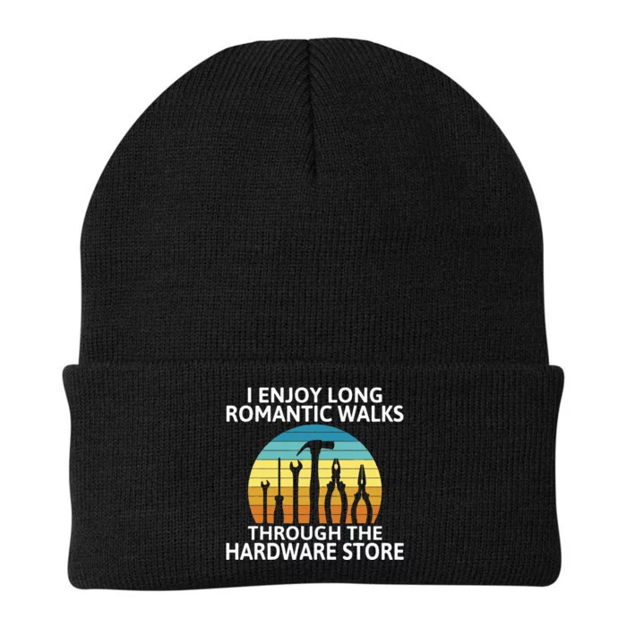 I Enjoy Romantic Walks Through The Hardware Store Craftsman Knit Cap Winter Beanie