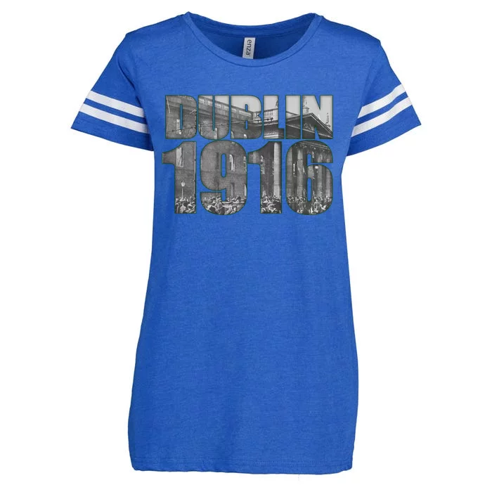 Ireland Easter Rising Dublin GPO 1916 Enza Ladies Jersey Football T-Shirt