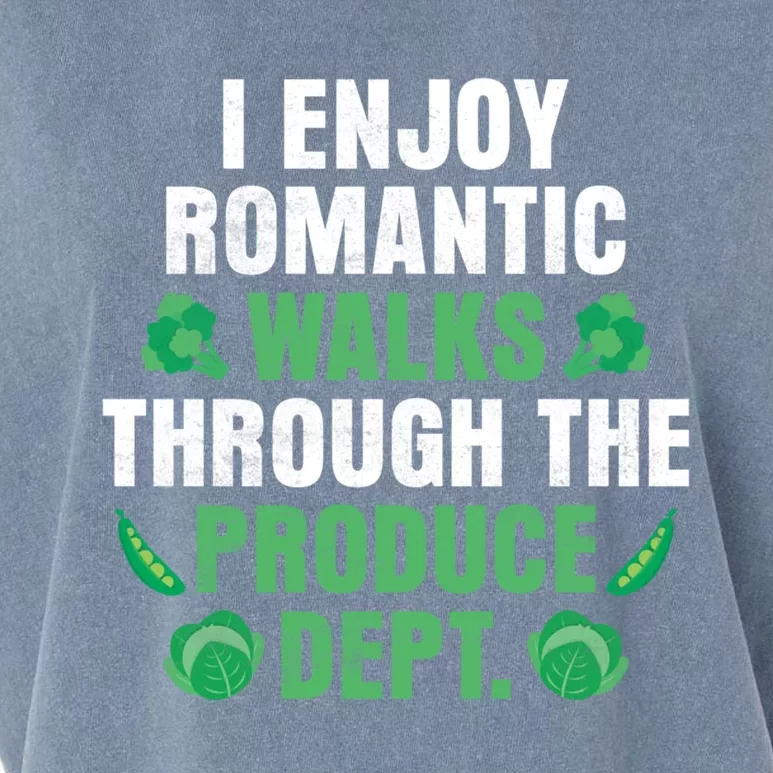 I Enjoy Rotic Walks Through The Produce Dept Veganism Gift Garment-Dyed Women's Muscle Tee