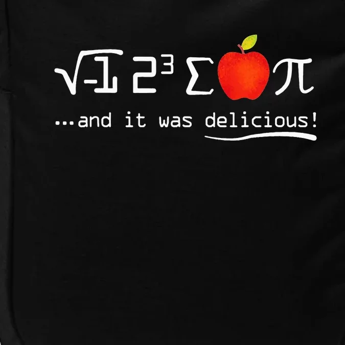 I Eight Sum Pi I Ate Some Pie And It Was Delicious Pi Day Impact Tech Backpack