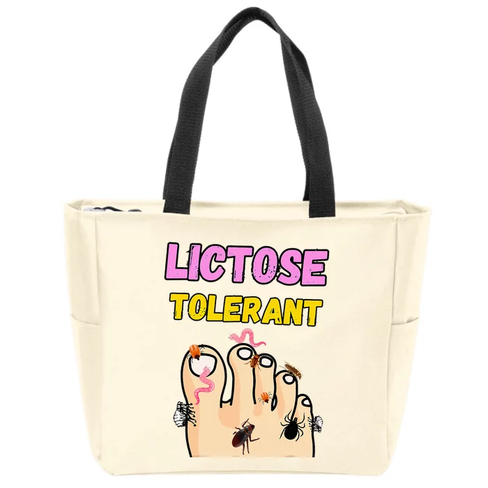 Inappropriate Embarrasing Stupid Cringey Zip Tote Bag