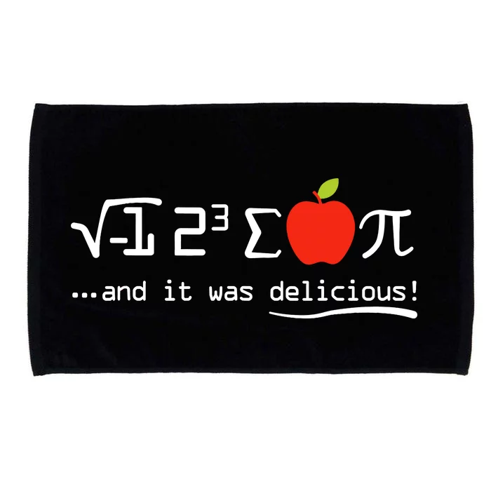 I Eight Sum Pi I Ate Some Pie And It Was Delicious Pi Day Microfiber Hand Towel