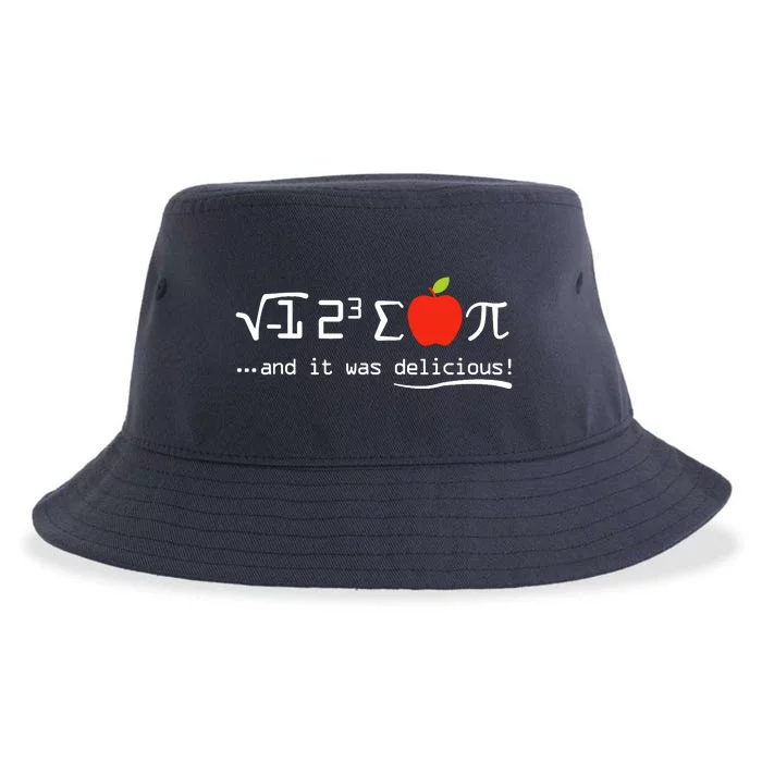 I Eight Sum Pi I Ate Some Pie And It Was Delicious Pi Day Sustainable Bucket Hat