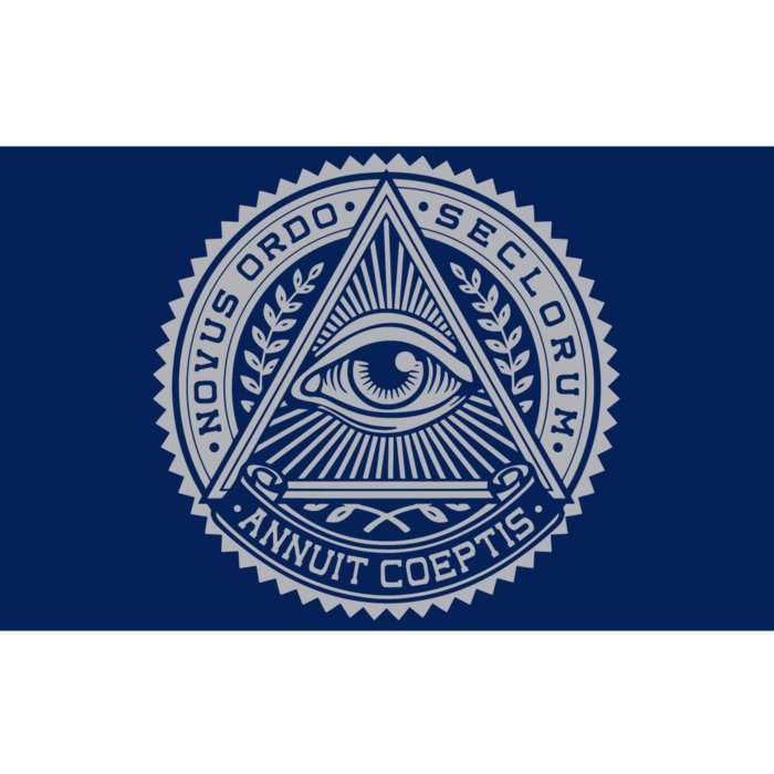 Illuminati Eye Symbol 100% Premium Cotton Annuit Coeptis Catholic Illuminati Bumper Sticker