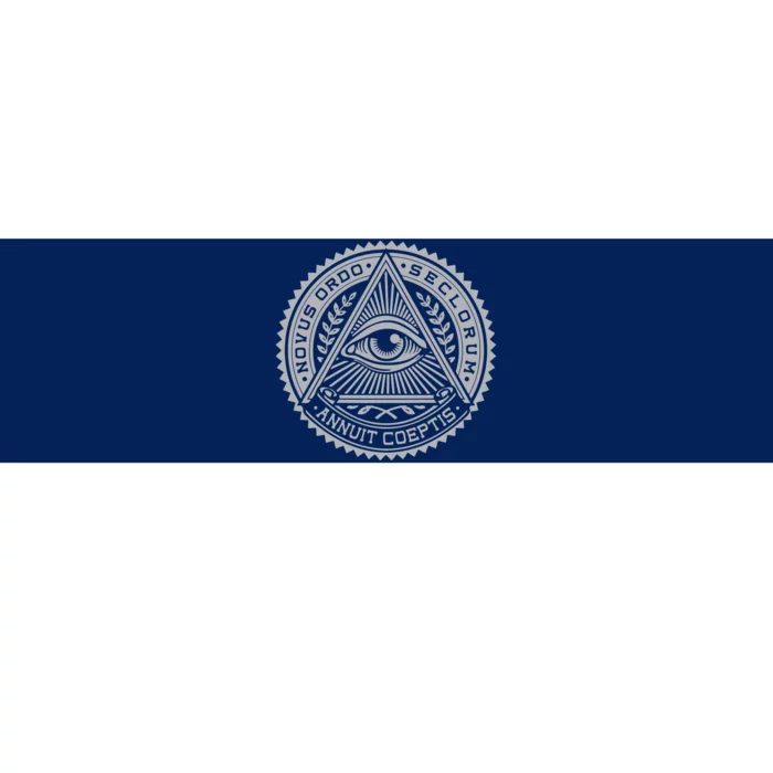 Illuminati Eye Symbol 100% Premium Cotton Annuit Coeptis Catholic Illuminati Bumper Sticker