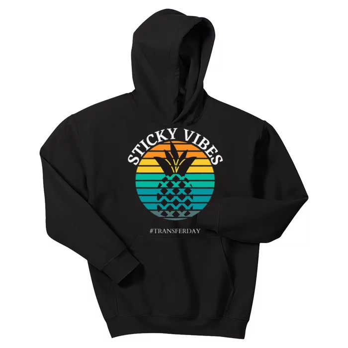 Ivf Embryo Transfer Day Pineapple Kids Hoodie