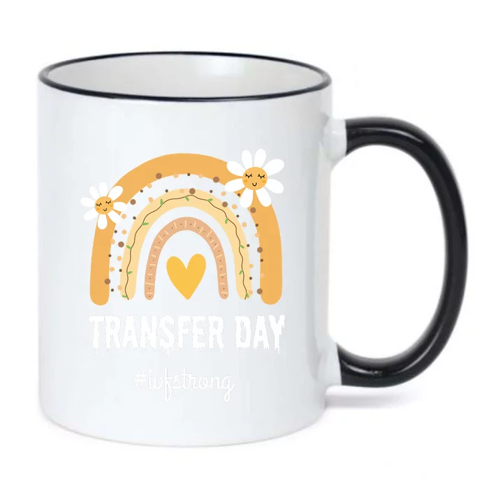 Ivf Embryos Transfer Day Pregnancy Infertility Black Color Changing Mug