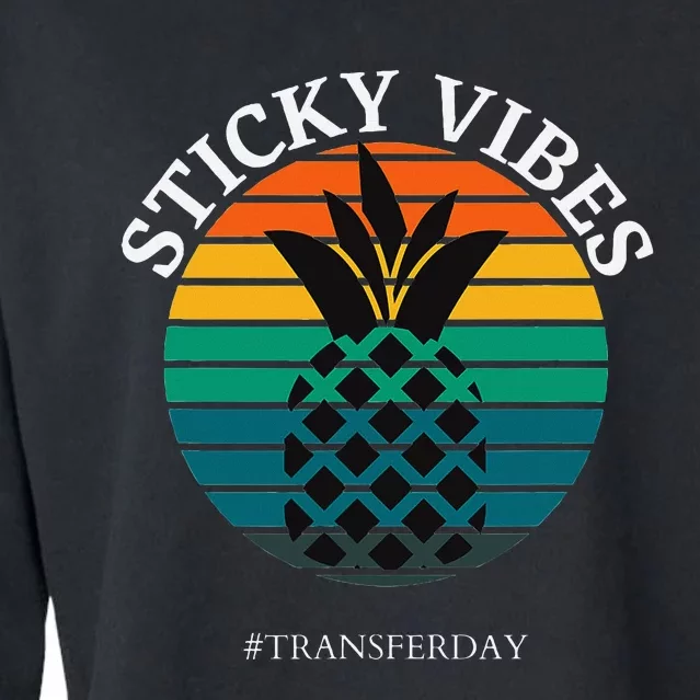 Ivf Embryo Transfer Day Pineapple Cropped Pullover Crew