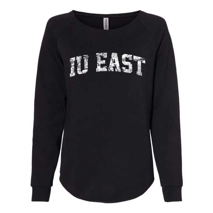 IU East Vintage Arch College University Alumni Womens California Wash Sweatshirt