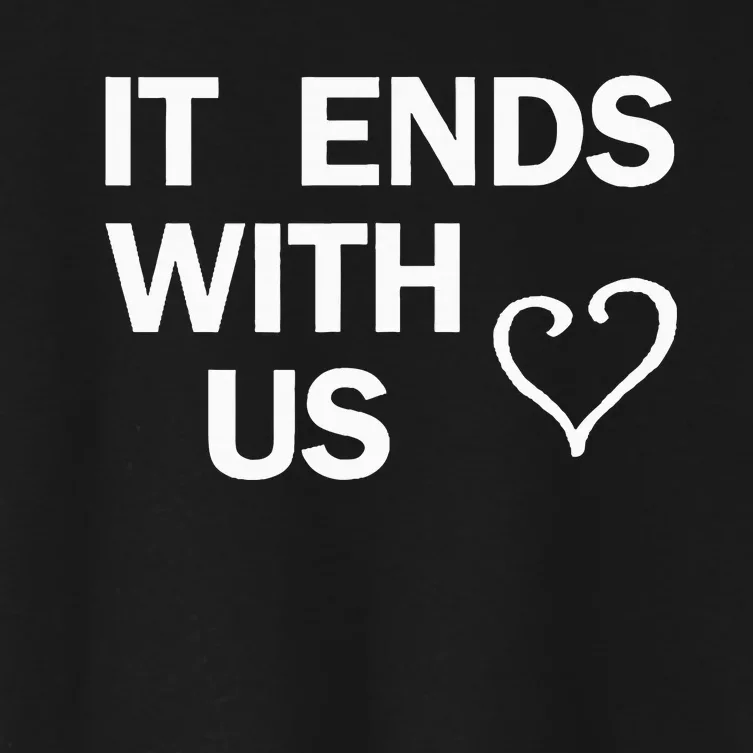 It Ends With Us Colleen Hoover Women's Crop Top Tee