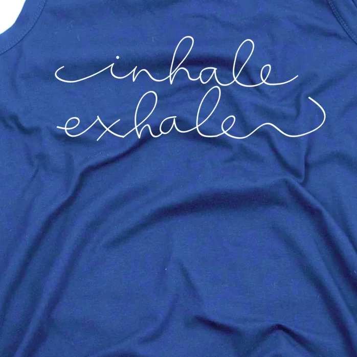 Inhale Exhale Yoga Instructor Yoga Teacher Gift Tank Top