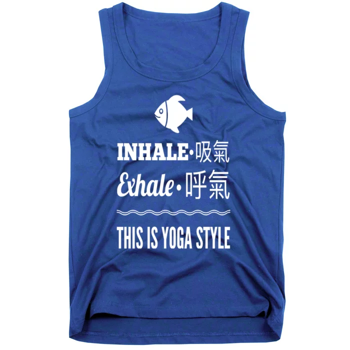 Inhale Exhale Yoga Tees Meaningful Gift Tank Top