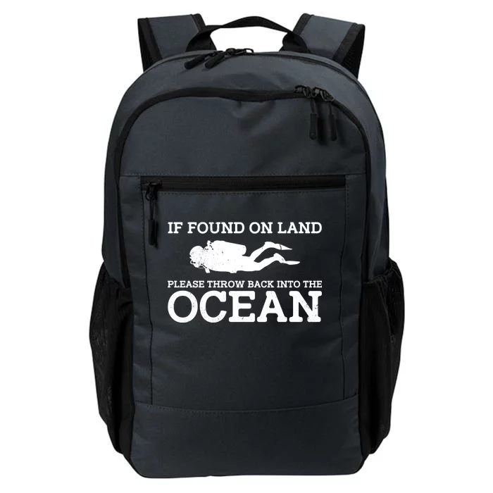 If Found On Land Please Throw Back Into The Ocean Daily Commute Backpack