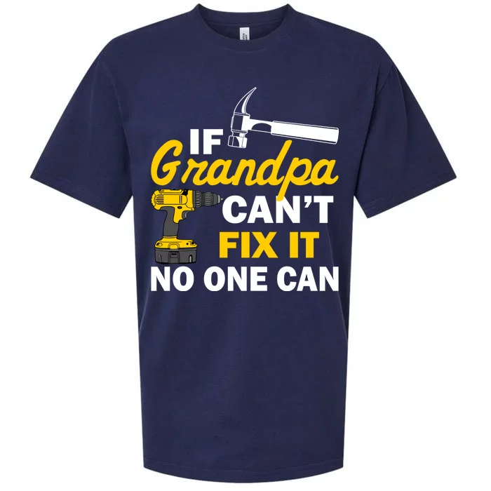 If Grandpa Can't Fix It No One Can Sueded Cloud Jersey T-Shirt