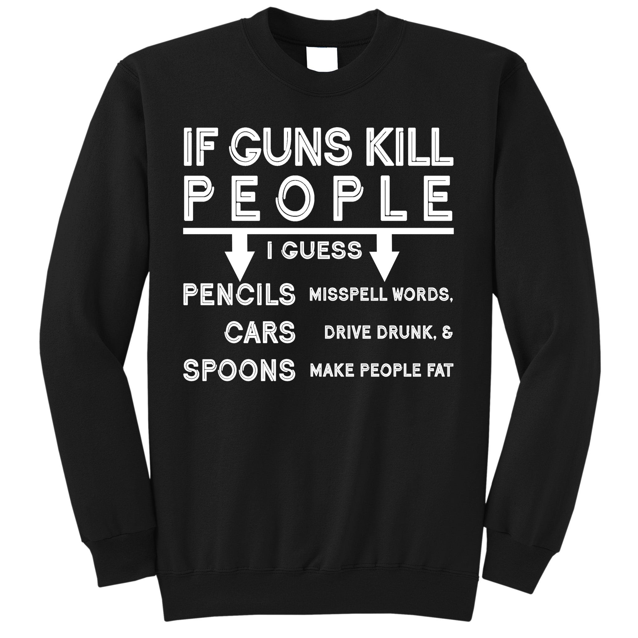Guns Don't Kill People 2nd Amendment Rights Hoodie Sweatshirt 