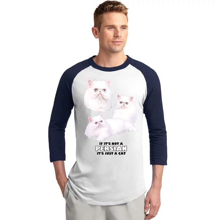 If It's Not a Persian It's Just A Cat Baseball Sleeve Shirt